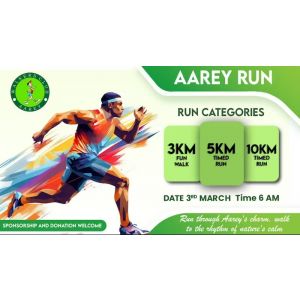 'AAREY RUN - Beat Your Best' while supporting a Home for Aged