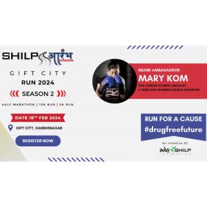 Shilp Aarambh Gift City Run 2024